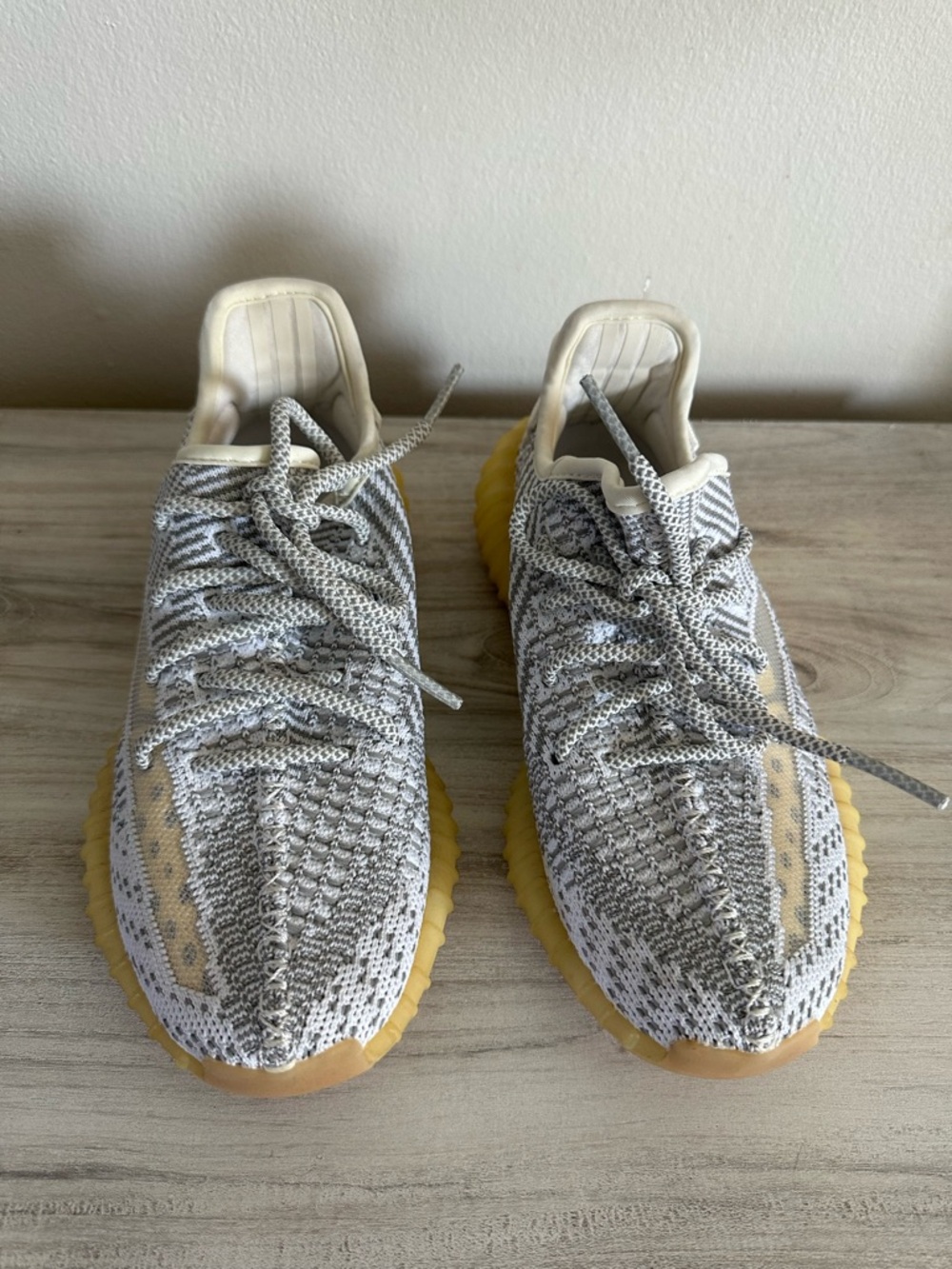 Knit Slip-On Sneakers with Yellow Gum Sole